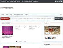 Tablet Screenshot of batikcity.com